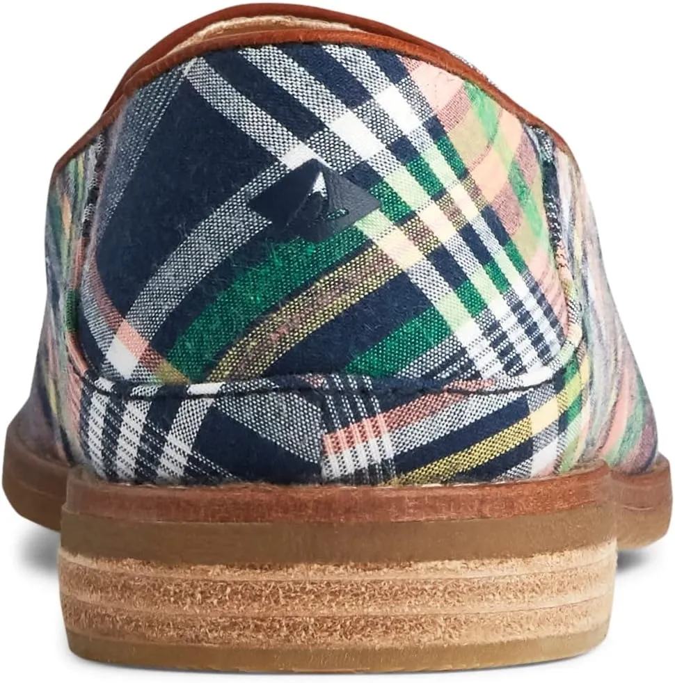 Sperry Women's Seaport Levy Washed Plaid Loafer Flat
