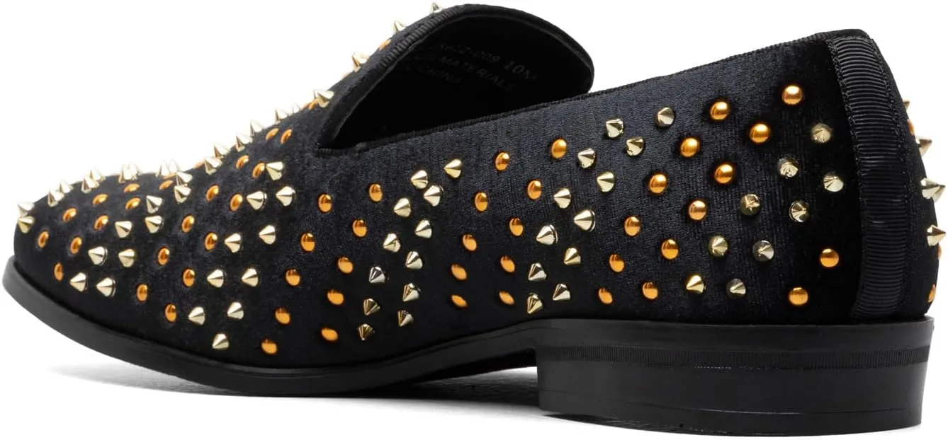 Stacy Adams Men's Sabert Spike Studded Slip on Loafer