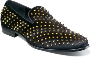 Stacy Adams Men's Sabert Spike Studded Slip on Loafer