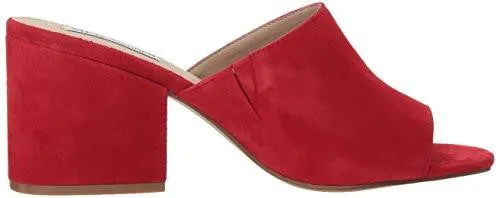 Steve Madden Dalis Mule Red Suede 75 M Us