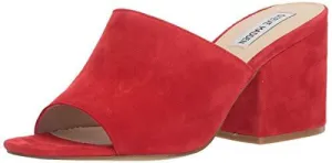 Steve Madden Dalis Mule Red Suede 75 M Us