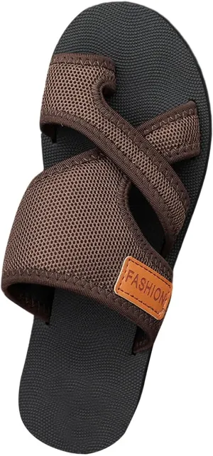 Summer Orthopedic Sandals for Women, Comfortable Beach Flat Sandals with Breathable Mesh Bunion Orthotic Walking Sandal