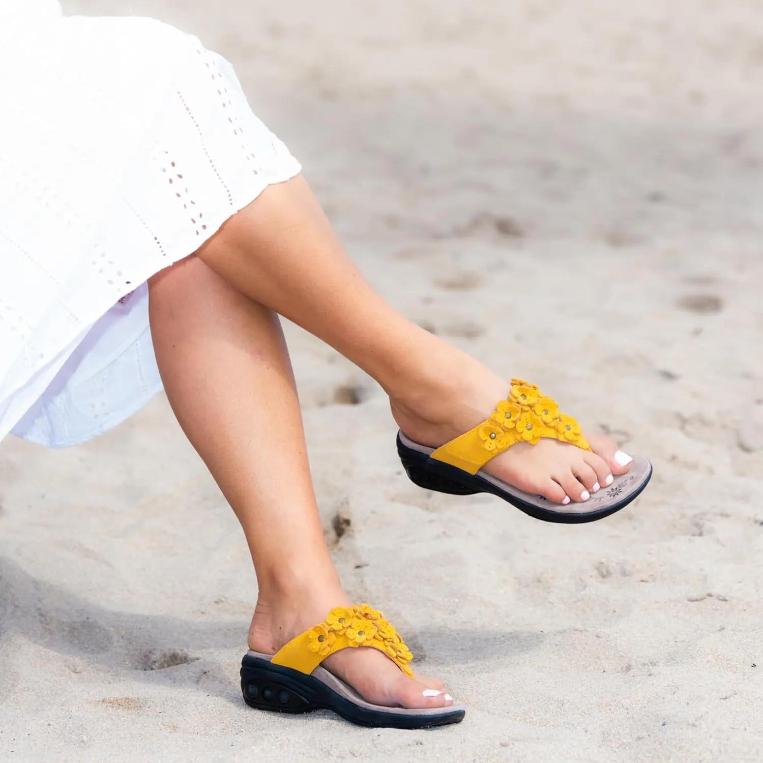 Therafit Flora Women's Adjustable Sandal - for Plantar Fasciitis/Foot Pain