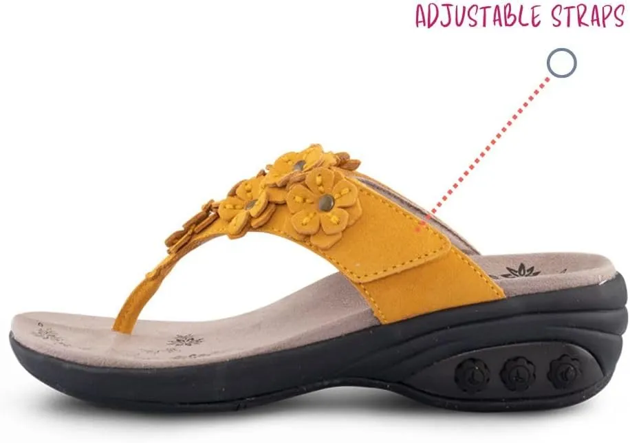 Therafit Flora Women's Adjustable Sandal - for Plantar Fasciitis/Foot Pain