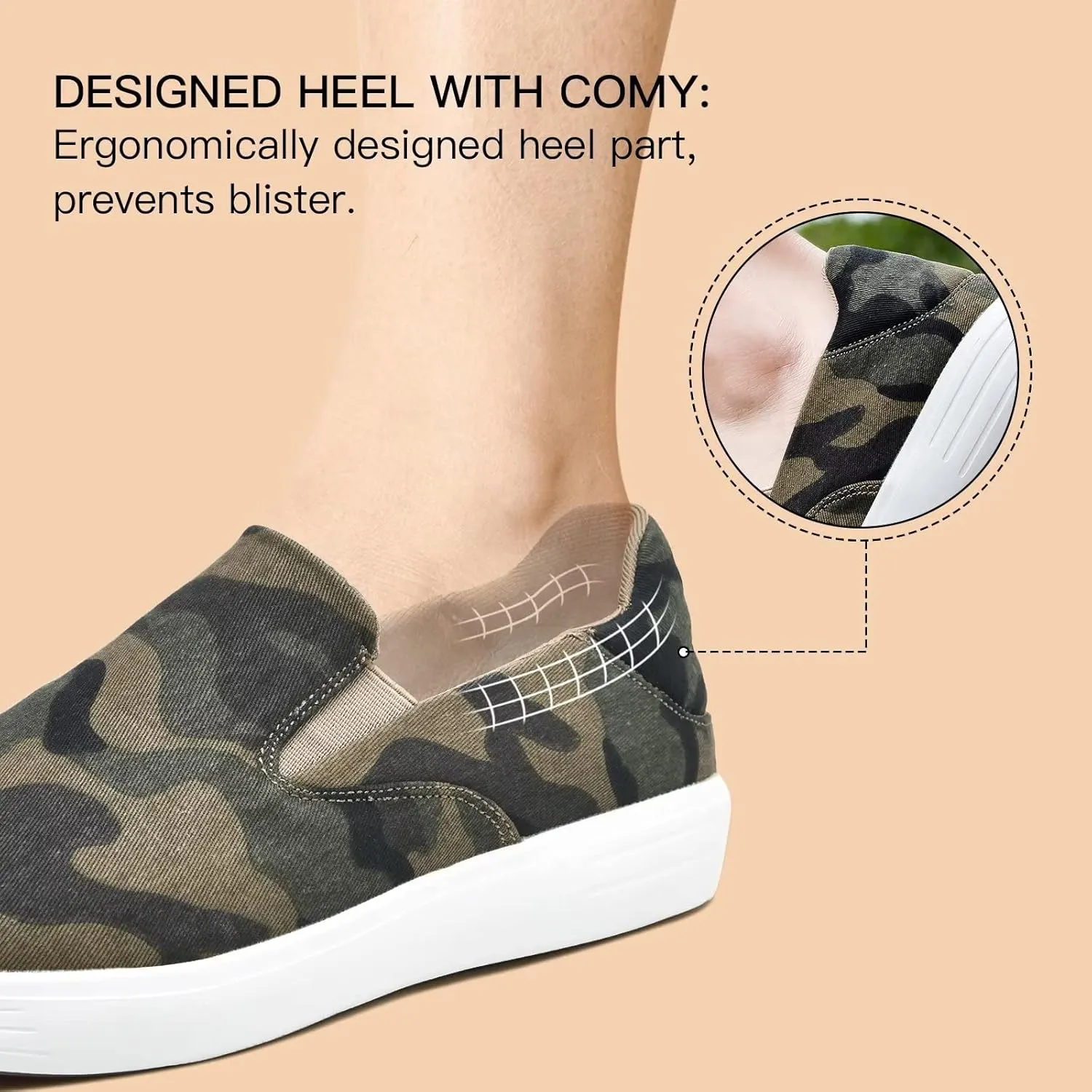 TIOSEBON Men's Mesh Slip on Walking Shoes-Comfortable Drving Loafer Fashion Sneaker