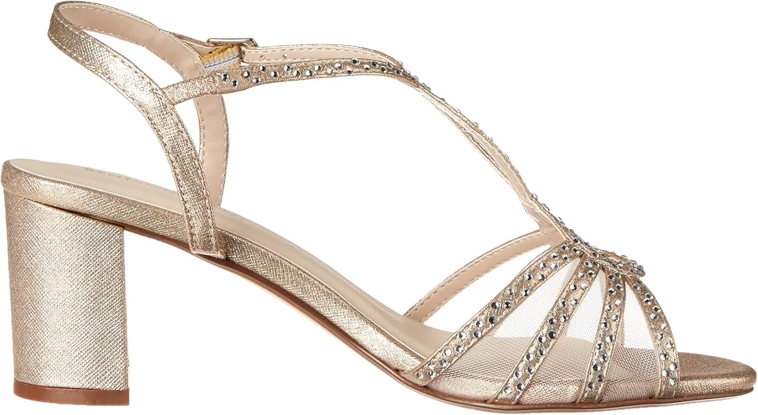 Touch Ups Women's T-Strap Block Heel Heeled Sandal