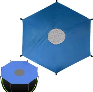 Trampoline Top Shade Cover, Outdoor Trampoline Sun Protection Canopy, Trampolines Accessories UV & Leaves Resistant