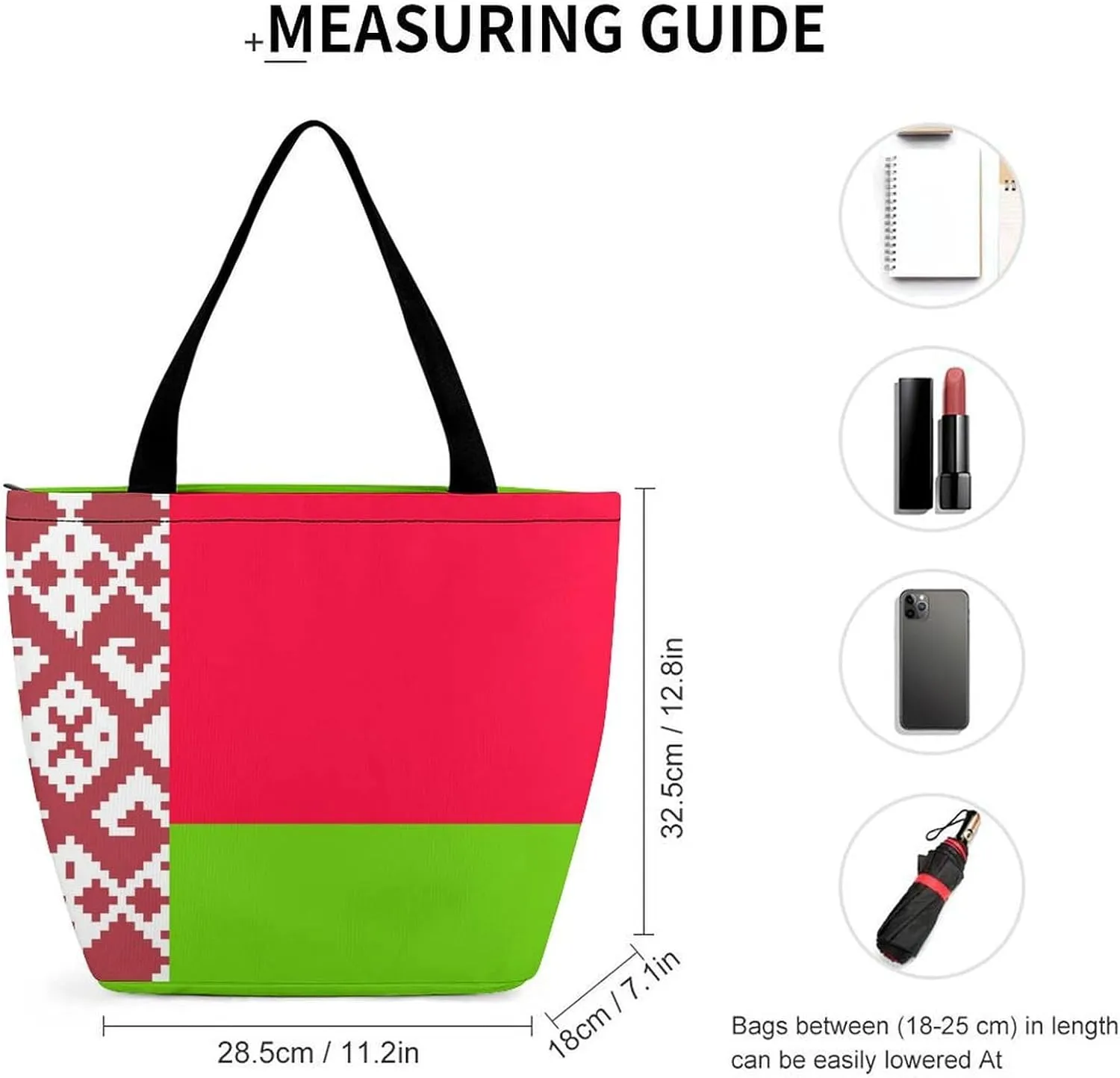 Trendy American Samoa Flag Women's Large Handbag with Zipper for Work and Weekend Activities