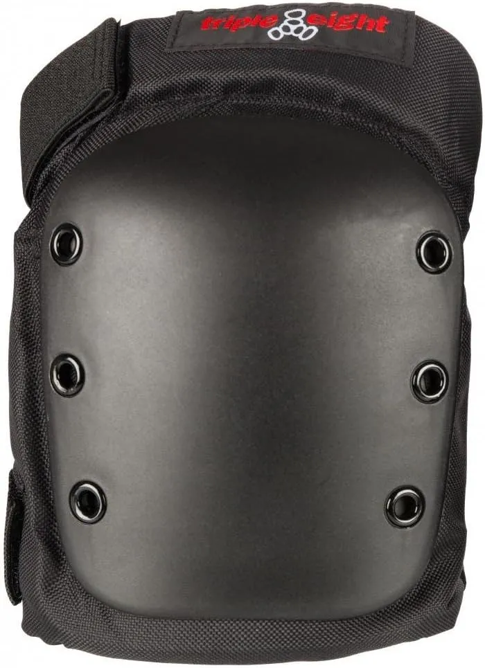 Triple Eight Street Knee Pads for Skateboarding and Roller Derby with Adjustable Straps (1 Pair)