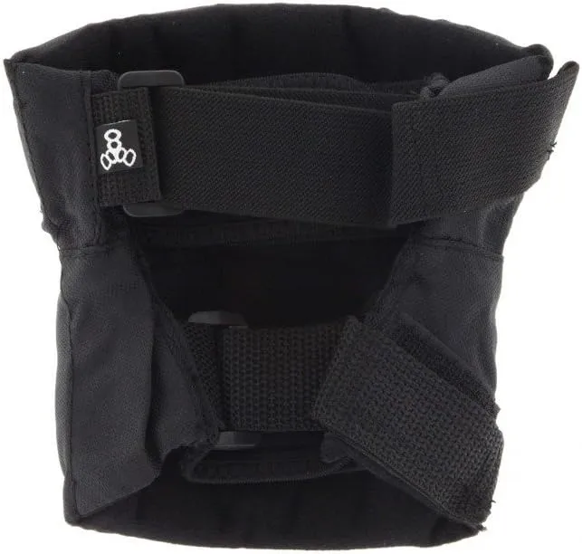 Triple Eight Street Knee Pads for Skateboarding and Roller Derby with Adjustable Straps (1 Pair)