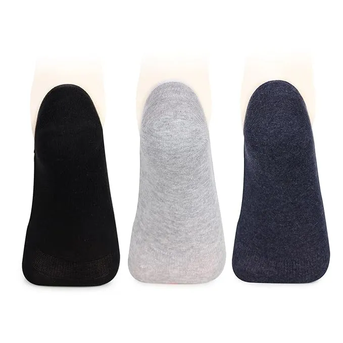 Unisex Solid hidden Socks - Pack of 3