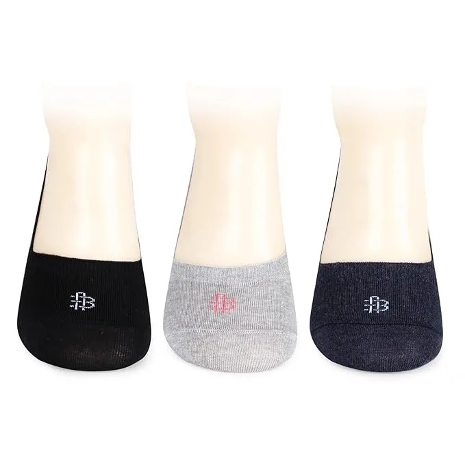 Unisex Solid hidden Socks - Pack of 3