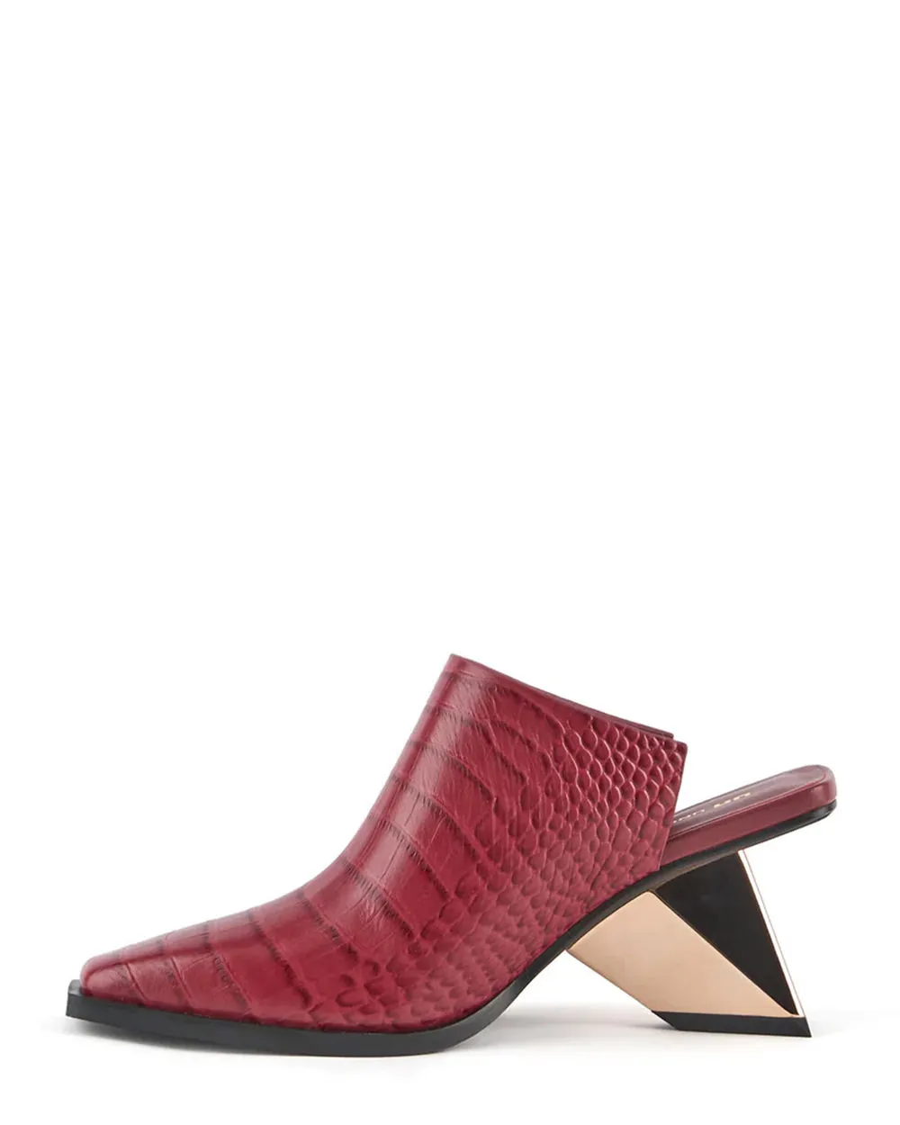 United Nude Rockit Mule ll Cranberry Leather