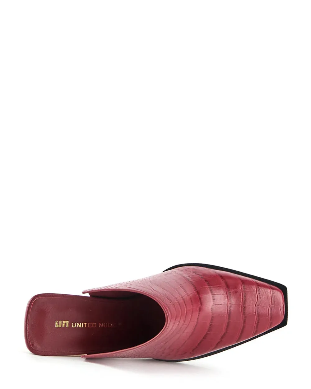 United Nude Rockit Mule ll Cranberry Leather