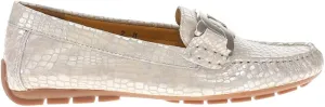 VANELi Women's Aiker Metallic Snake Print Slip on Moccasins Loafer
