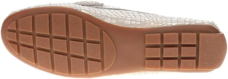 VANELi Women's Aiker Metallic Snake Print Slip on Moccasins Loafer