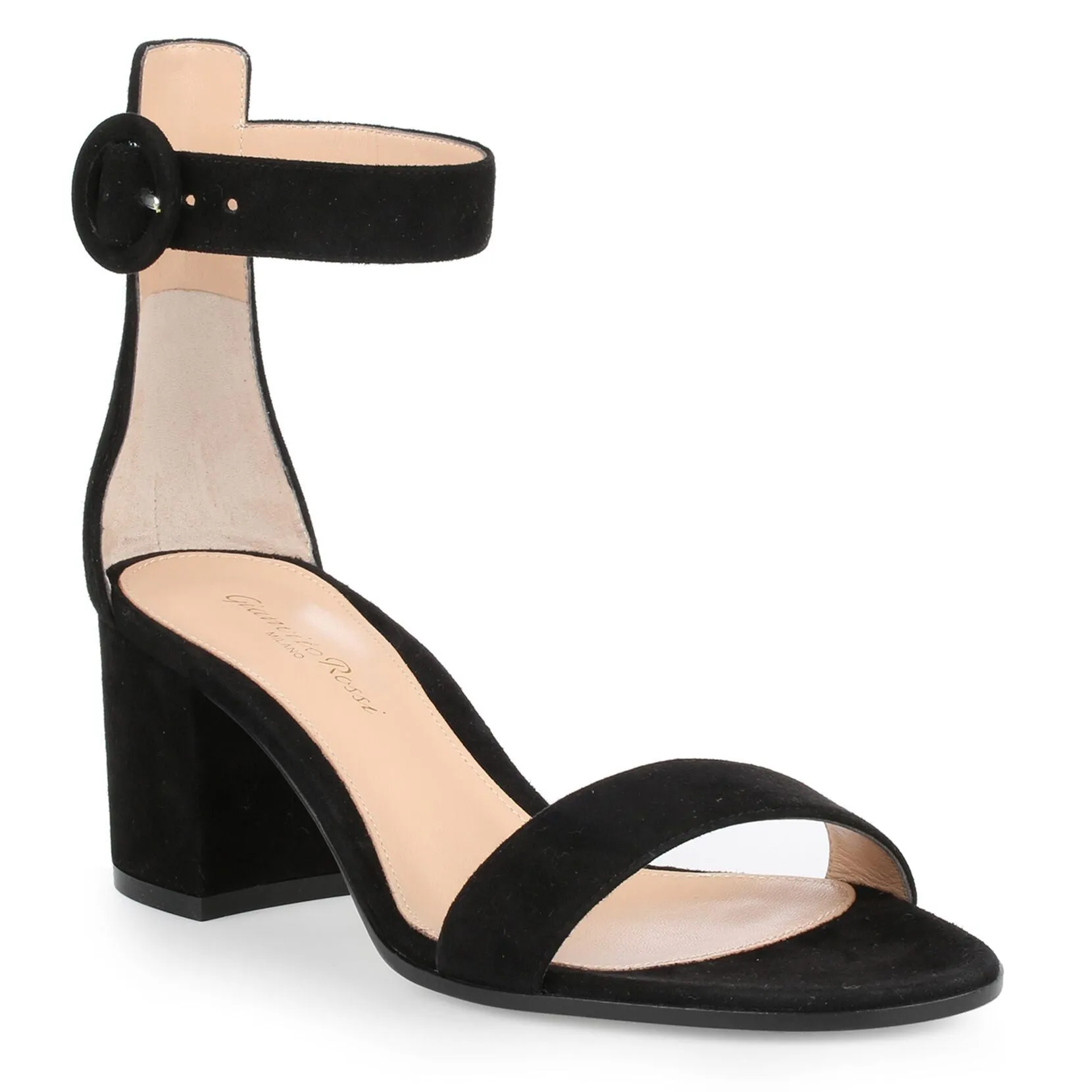 Versilia 60 black suede sandals