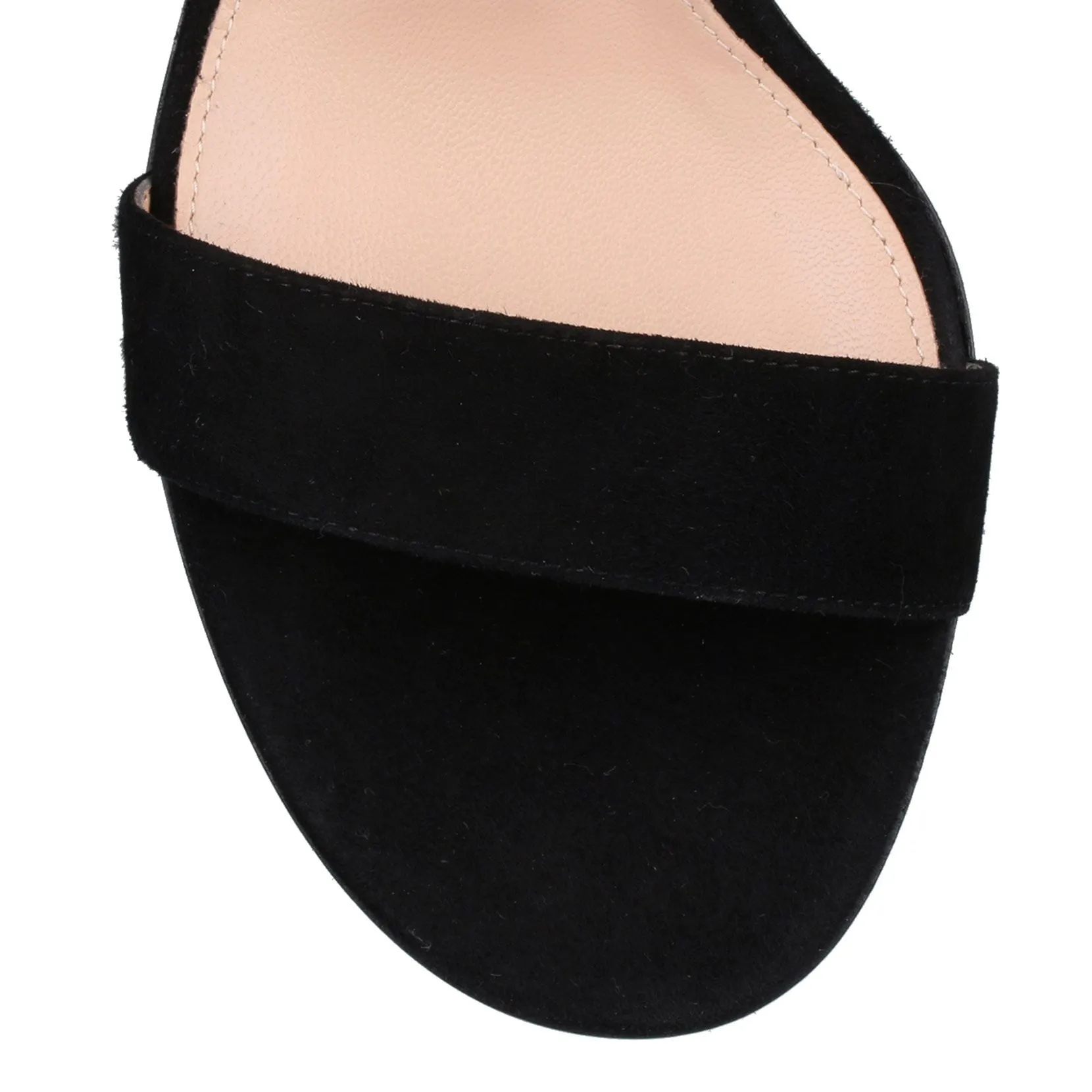 Versilia 60 black suede sandals