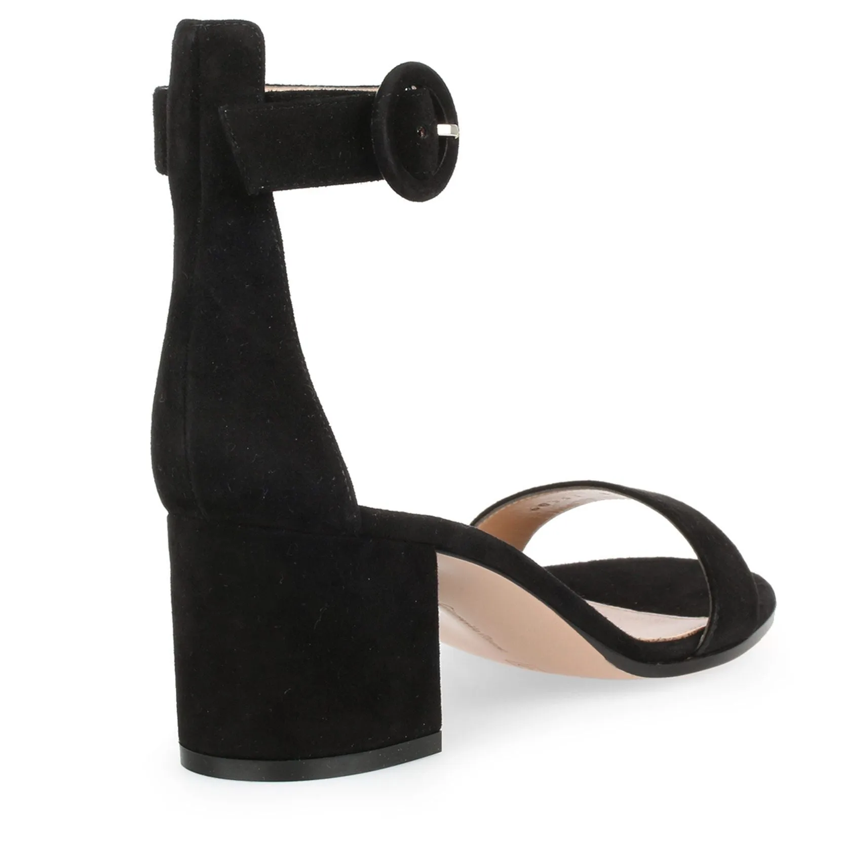 Versilia 60 black suede sandals