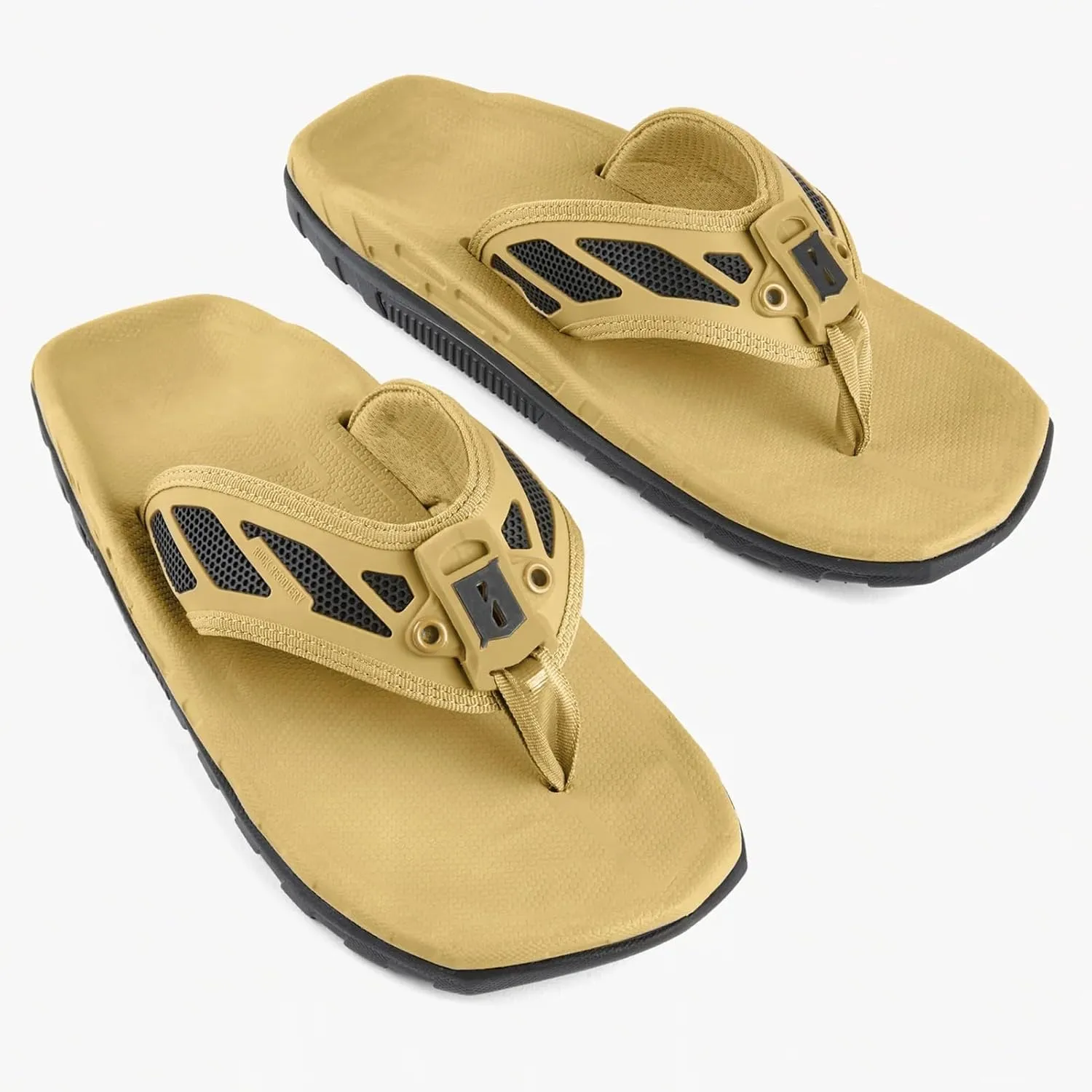 VIKTOS Men's Ruck Recovery Sandals | Lightweight Casual Outdoor Flip Flops with Dropped Heel & Thermoformable EVA Footbed