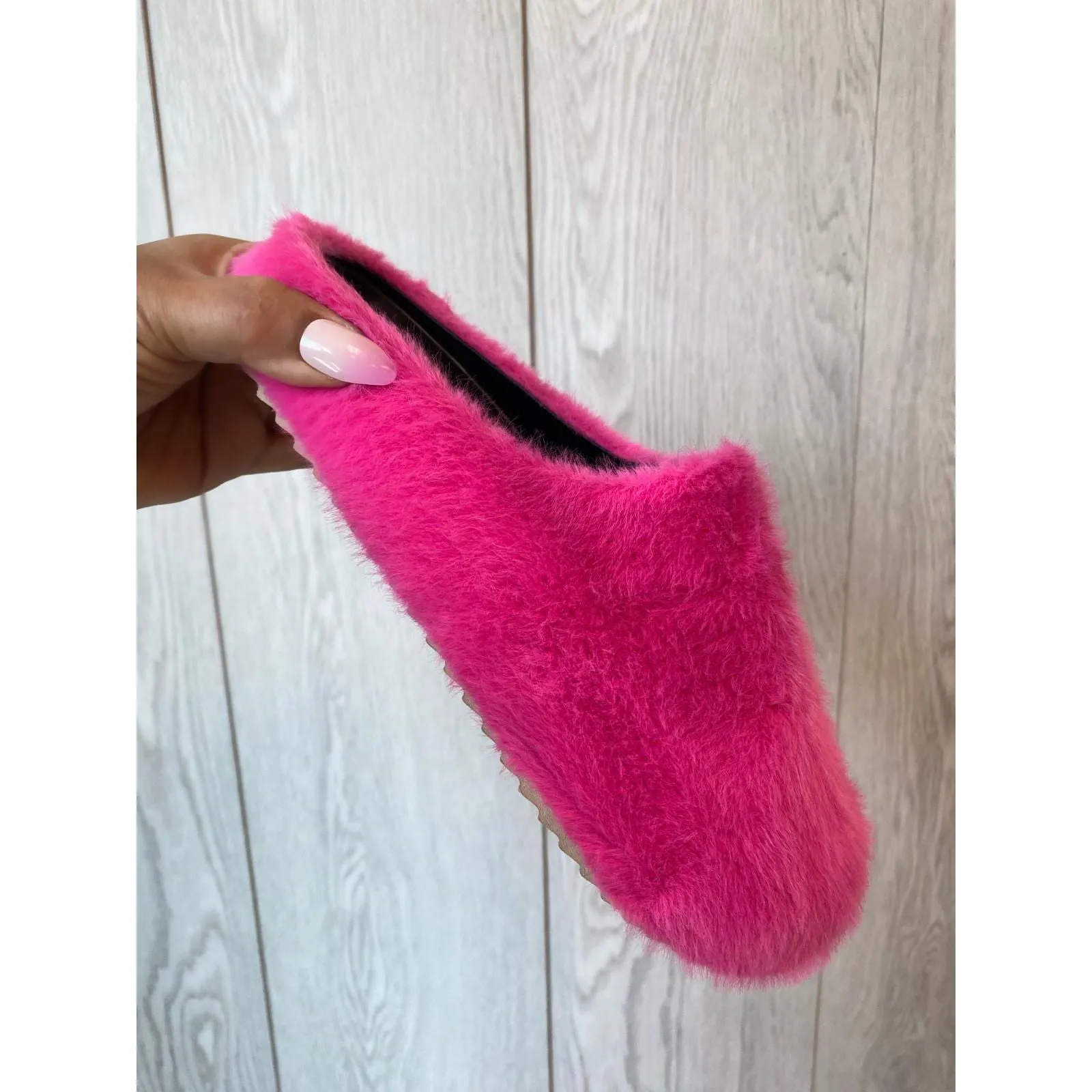 Viral Mindful Faux Fur Mule