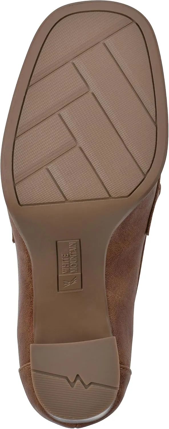 WHITE MOUNTAIN Women's Shoes Manning Platform Heel Loafer