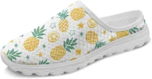 Women's Half Shoes Mules Slip On Sneakers Fashion Comfortable Casual Slippers Walking Vacation Shoes