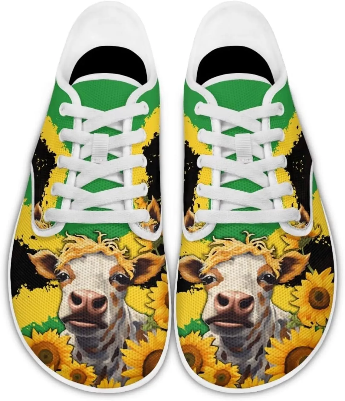 Women's Work Shoes Casual Skate Shoes Lace-Up Running Sneakers Basketball Driving Walking Shoes